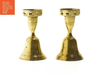 Messing lysestager, 10,5 cm (str. 10,5 cm)