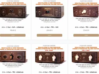 Analog Studio Switch Attenuator Monitor Controller