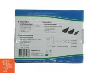 Dual USB til seriel adapterkabel fra Deltaco