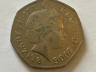 50 Pence England 2006