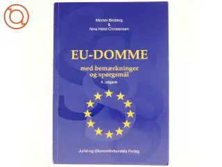 EU-domme med bemærkninger og spørgsmål, Morten Broberg og Nina Holst-Christensen (Bog)