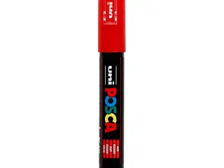 Posca Tusch, PC-1M, streg 0,7 mm, extra-fine, rød, 1 stk.