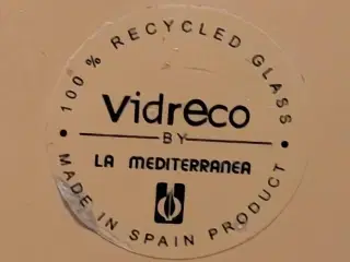 Vidreco la mediterra Vinglas (Klar). Genbrugsglas.