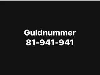 Guldnummer 