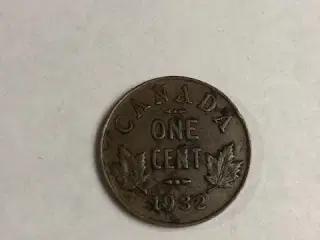 One cent Canada 1932