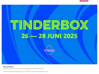 SÆLGES: Tinderbox 2025 Partout-billet!