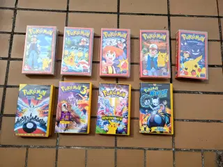 9 Pokemon nostalgisk VHS Samling