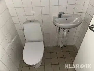 Lot med håndvaske og toiletter