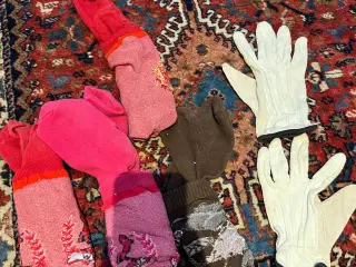 Ridestrømper og handsker