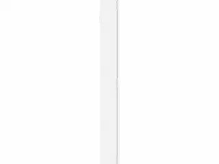 Væghængt smykkeskab med spejl 37,5x10x106 cm hvid