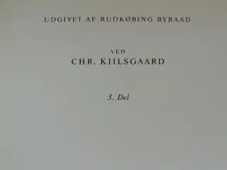 rudkøbing topografi og bystyre 1760-1970 3. del, a
