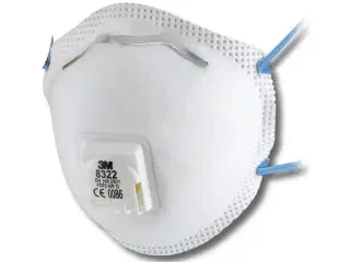 Filt halvmask 3m 8322 ffp2v