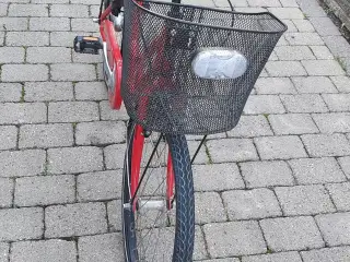 Winter pige cykel 