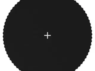 Trampolinmåtte til 14 ft/4,27 m rund trampolin stof sort