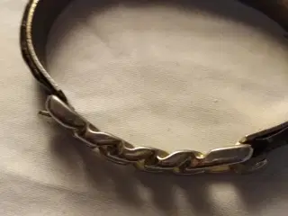 Vintage armring med slangeskind