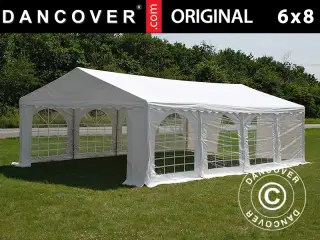 Partytelt Festtelt Original 6x8m PVC, Hvid