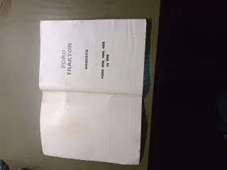 Ford traktor håndbog,