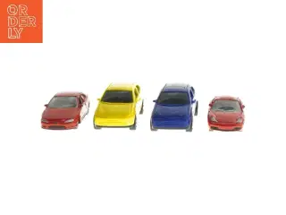 Sæt af små legetøjsbiler (str. ca. 8 cm)