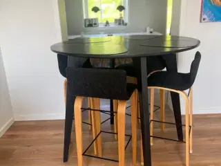 Højbord med 4 stole Erik Bagger  7000