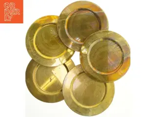 Messingtallerkener (str. 25,5 cm)