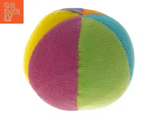 Blød farverig bold (str. Ø 8 cm)