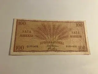100 Markkaa 1957 Finland
