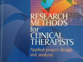 Research methods for clinical therapists