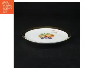 Dekorativ porcelænstallerken (str. 17 x 17 cm)