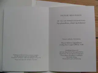 Peter Brandes f.1944. Op til en kirkeudsmykning