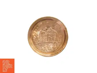 Kobber fad motiv Eremitage slottet (str. Diameter 28 cm)