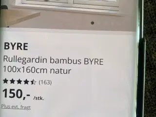 Bambus rullegardin 