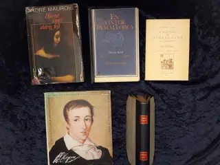 5 Chopin / Georges Sand Bøger 