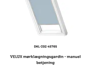 Mørklægningsgardin Velux