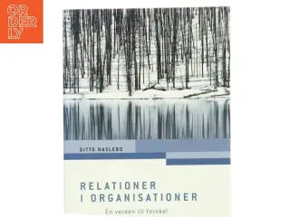 Relationer i organisationer : en verden til forskel af Gitte Haslebo (Bog)