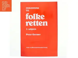Indledning til folkeretten af Peter Germer (Bog)