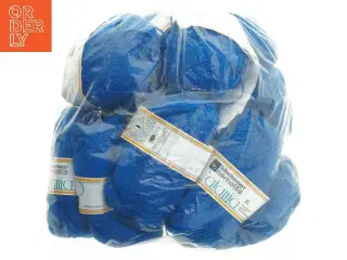 Blå garnnøgler, 10 stk. fra Nomotta (str. 50 g, 10 styk cm)