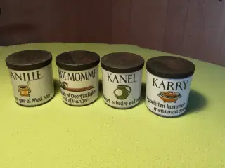 Knabstrup krydderikrukker fra Ordsprogsserien