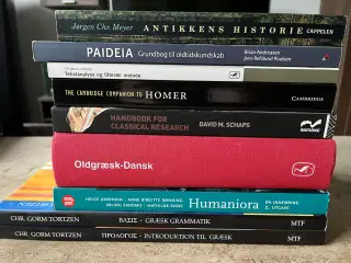 Bøger til oldtidskundskab