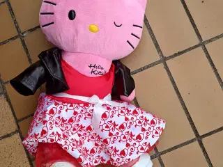 Build a Bear Hello Kitty bamse med kjole, sko, tøj