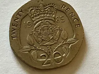 20 Pence England 1985