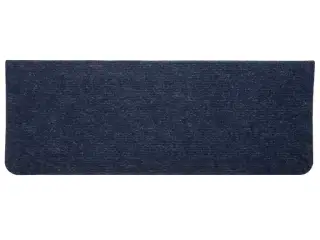 Selvklæbende trappemåtter 15 stk. 65x24,5x3,5 cm blå