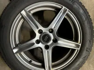 4 stk.16" alu-vinterhjul m/nyere Bridgestone 