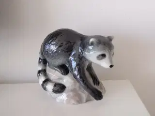 Royal Copenhagen porcelænsfigur vaskebjørn 