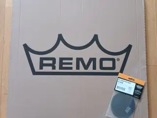 Remo Silent Stroke Mesh 22"BD + Falam Slam Pad 4"