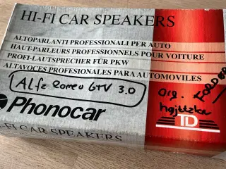 Højttalere til Alfa Romeo GTV/Spider (916)