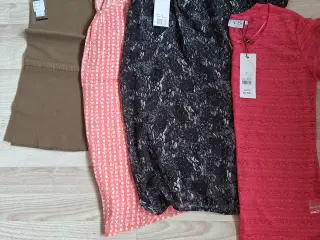 Toppe med og uden ærme, str. s-m