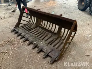 Sorter skovl/ tand skovl