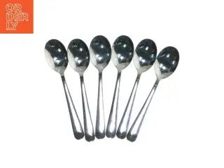 Sæt med 6 suppeskeser i rustfrit stål fra IKEA (str. 6 styk. 19 cm)