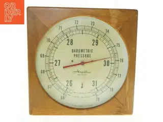 Vintage Airguide Barometer fra Fee And Stemwedel Inc. Chicago (str. 35 x 35 x 12 cm)