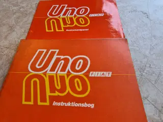 Brugt  instruktions bog  Fiat  Uno